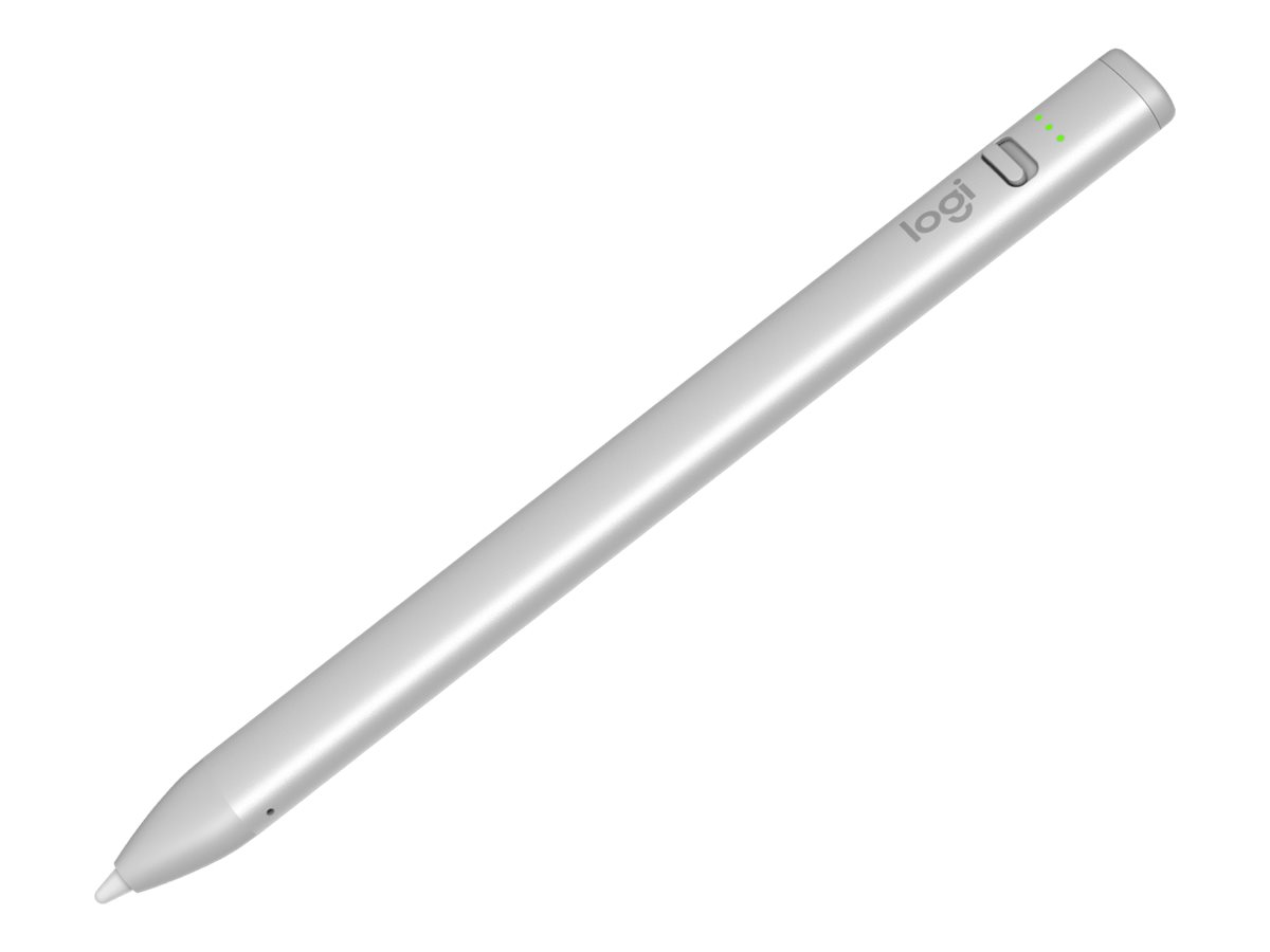 Logitech Crayon - Digitaler Stift - USB-C - silber